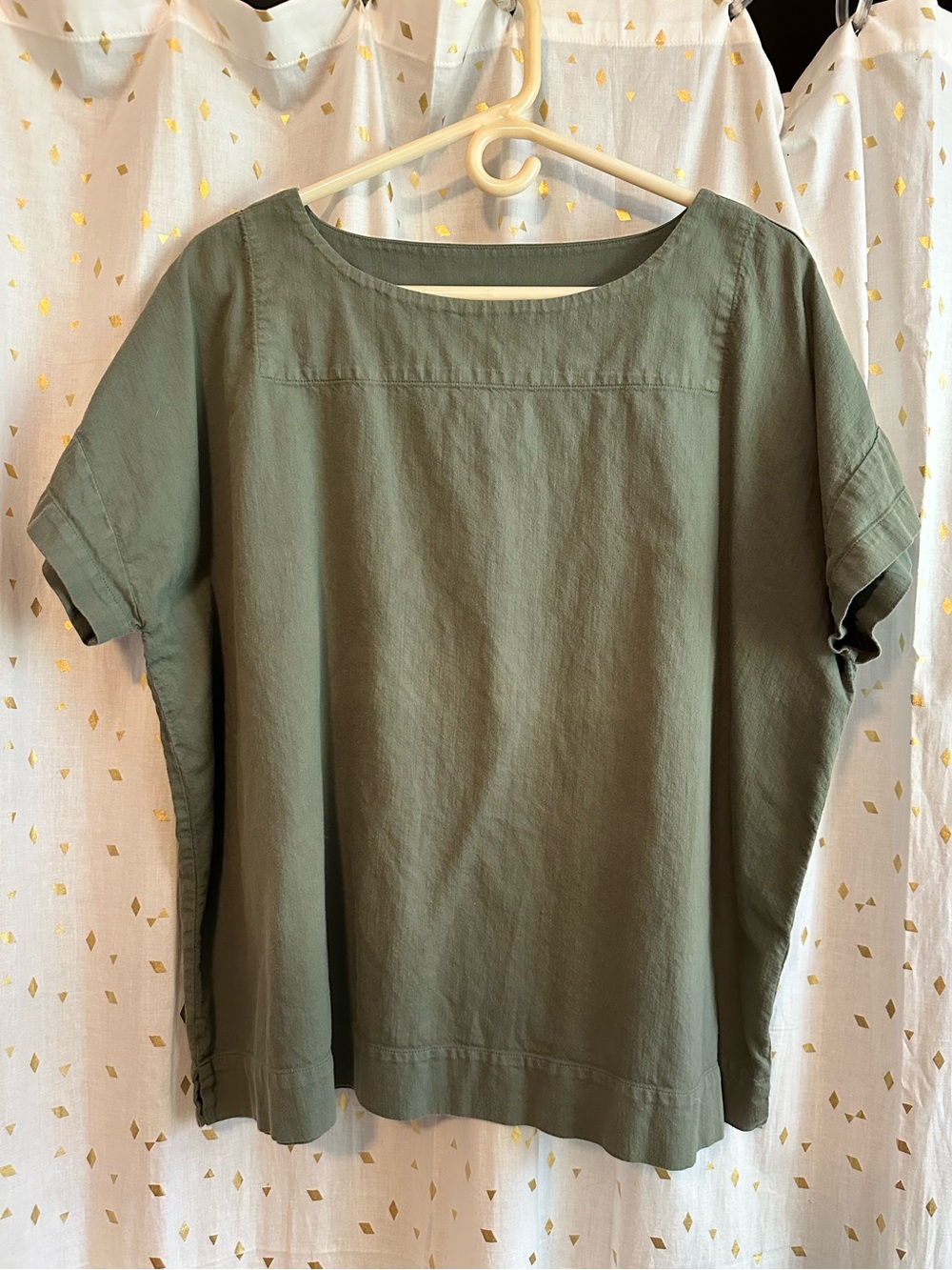 Eileen Fisher Sage Organic Cotton Top